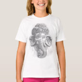 3d Lord Ganesha - Om Tシャツ (正面)