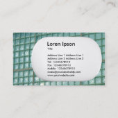 3D Lozenge – ガラス壁02 名刺 (裏面)