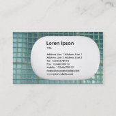 3D Lozenge – ガラス壁 名刺 (裏面)