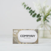 3D Lozenge – フラクタルフレーム 名刺 (スタンド正面)