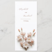 3D Magnolia Flowers メニュー (裏面)