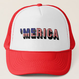 3D MERICA米国の旗のトラック運転手の帽子 キャップ
