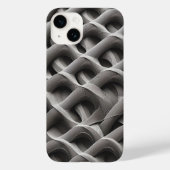 3D Monochrome Architectural Weave Phone Case  Case-Mate iPhoneケース (裏面)