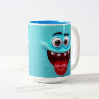 3D Mug Wrap, Silly, Laughable 3D Mug Wrap Graphic ツートーンマグカップ
