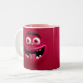  3D Mug Wrap, Silly, Laughable 3D Mug Wrap Graphic ツートーンマグカップ (正面左)
