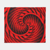 3D New Design On Unique Shape3d,3d background,3d g フリースブランケット (正面(横))