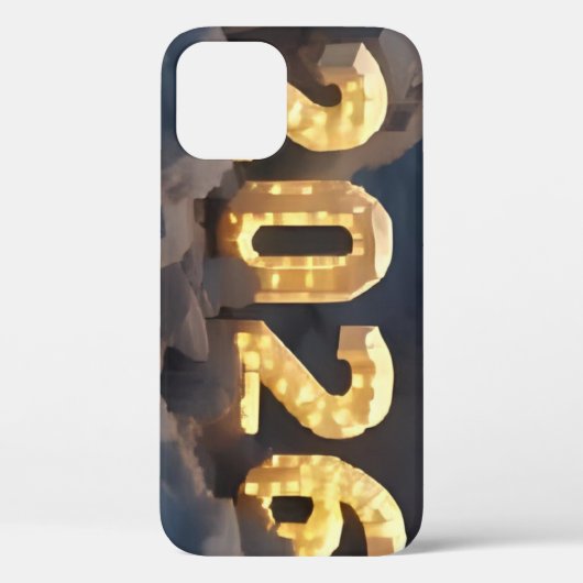  3D Number Design for New Year 2026 Case-Mate iPhoneケース (裏面)
