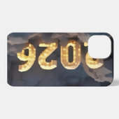  3D Number Design for New Year 2026 iPhoneケース (裏面横)