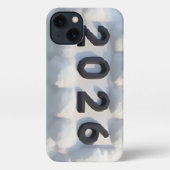  3D Number Design for New Year 2026 iPhoneケース (裏面)