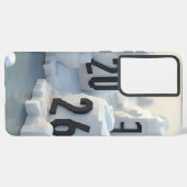  3D Number Design for New Year 2026 Samsung Galaxyケース (左側面)