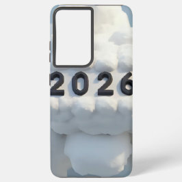  3D Number Design for New Year 2026 Samsung Galaxy S21 Ultraケース