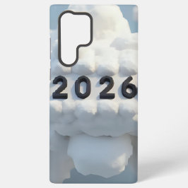  3D Number Design for New Year 2026 Samsung Galaxy S22 Ultraケース