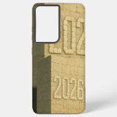  3D Number Design for New Year 2026 Samsung Galaxyケース (裏面)
