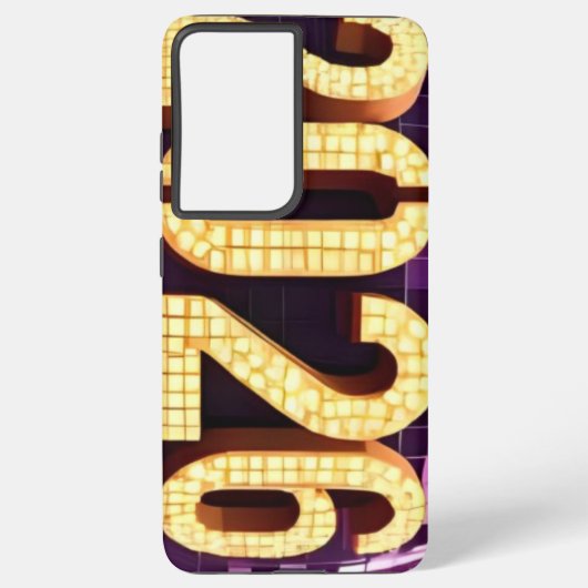  3D Number Design for New Year 2026 Samsung Galaxyケース (裏面)