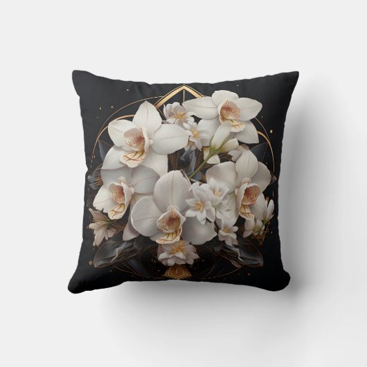 3D orchid pillow クッション (裏面)