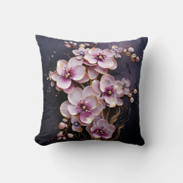 3D orchid pillow クッション