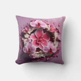 3D orchid pillow クッション