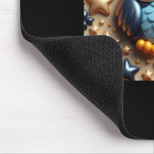 3D Owlステッカー マウスパッド (コーナー)