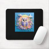 3d Owl #2ステッカー マウスパッド (マウス)