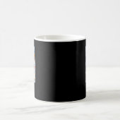 3d Owl #4ステッカー コーヒーマグカップ (中央)