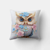 3D owl pillow クッション (裏面)