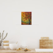 3D Painting Autumn Tree Poster ポスター (キッチン)