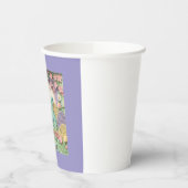 3D Paper Cut Bunny & Easter Eggs Party 紙コップ (左)