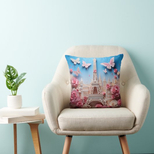 3D Paris pillow クッション (椅子)
