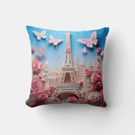 3D Paris pillow クッション