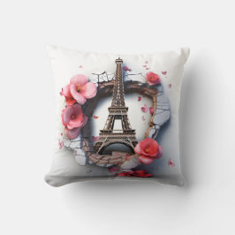 3D Paris pillow クッション