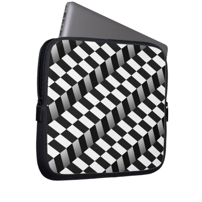 3D Pattern Art Laptop Sleeve ラップトップスリーブ (正面右)