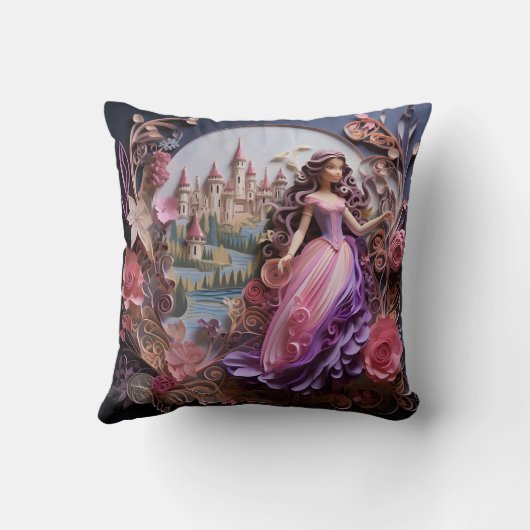 3D Princess pillow クッション (裏面)
