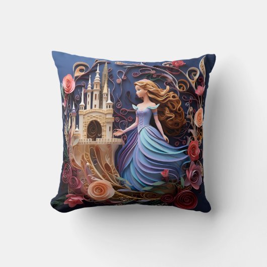 3D Princess pillow クッション (正面)