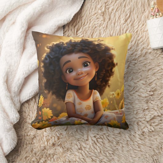 3D Princess pillow クッション (ブランケット)