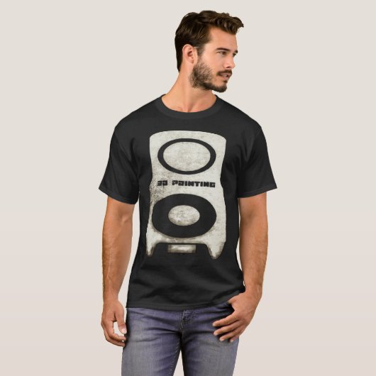 3D Printer hot end artwork  2 Tシャツ (正面フル)