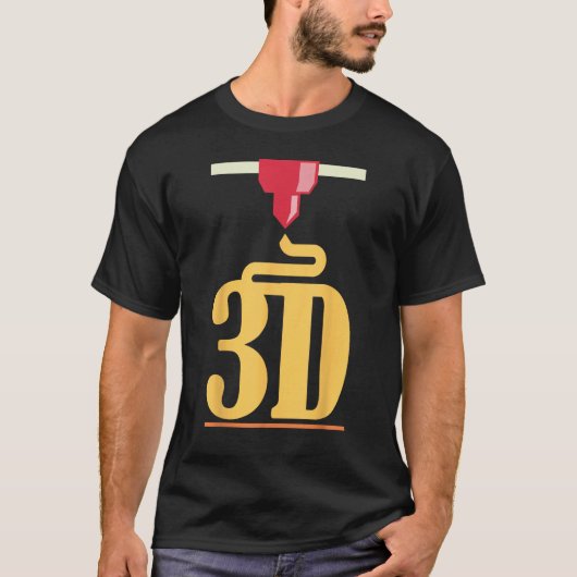 3D printing  3d printer Tシャツ (正面)