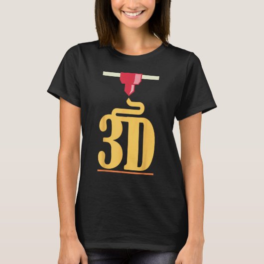 3D printing  3d printer Tシャツ (正面)
