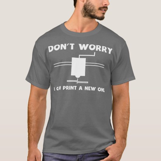 3D Printing Shirt  3D Printer  Gift idea for Tシャツ (正面)