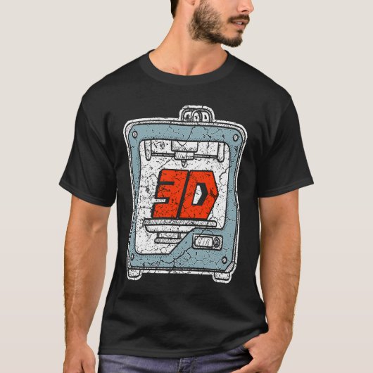 3D Printing T for a 3D Printer Enthusiast 2 Tシャツ (正面)