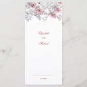 3D Roses Heritage Style  メニュー (裏面)