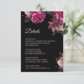 3D Roses Wildflowers Apricot Black エンクロージャーカード (スタンド正面)