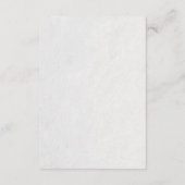 3D Roses Wildflowers White エンクロージャーカード (裏面)