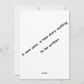 3D Santa Claus Christmas Greeting Card – Festive H シーズンカード (裏面)