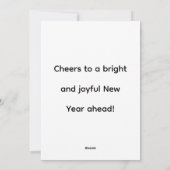 3D Santa Claus Christmas Greeting Card – Festive H シーズンカード (裏面)