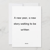 3D Santa Claus Christmas Greeting Card – Festive H シーズンカード (裏面)