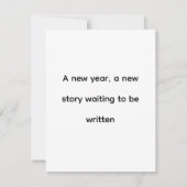 3D Santa Claus Christmas Greeting Card – Festive H ノートカード (裏面)