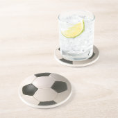 3D Soccerballの白黒のフットボール コースター (側面)