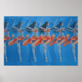3D Stereogram Dancer Poster ポスター (正面)