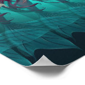 3D Stereogram Mermaid Poster ポスター (角)