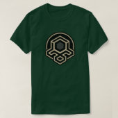 3D Symmetrical Advanced Art Dark Tシャツ (デザイン正面)